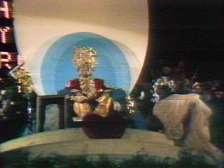 Maharaji on a Pedestal